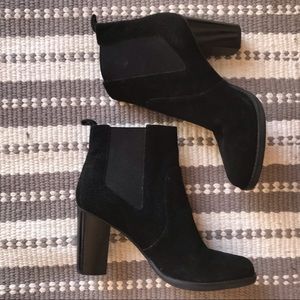 Nordstrom black ankle booties, size 11